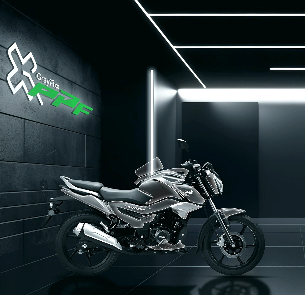 Pre Cut PPF For Raider 125 | 7.5 Mil Clear Gloss TPU Paint Protection Film | Raider 125 PPF